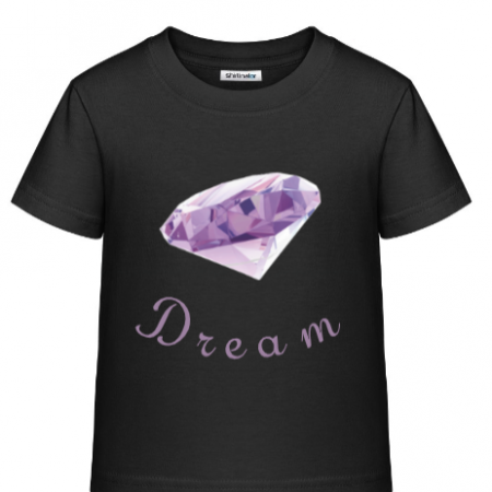   Schwarzes Diamant T-Shirt (Kinder)